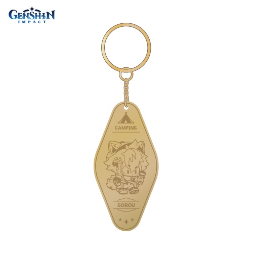 Брелок металический Go Camping! Series Metallic Keychain Gorou [ПОДАРКИ]
